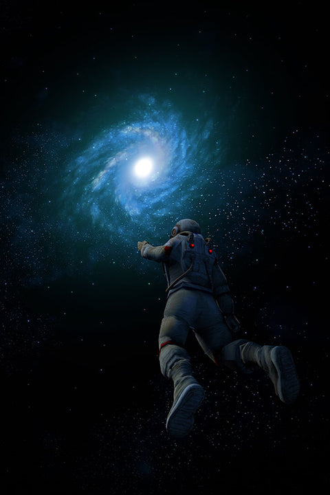 Poster Astronauta - Arte Digital 