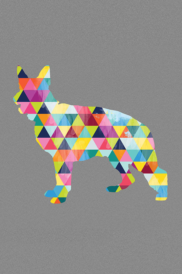 Poster Raposa - Animais - Geométrico - Abstrato - Arte Decorativa