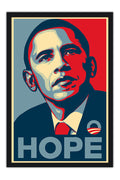 Poster Barack Obama - Hope - Street Art - Grafite