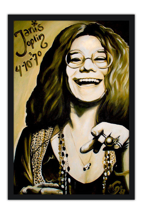 Poster Janis Joplin - Bandas de Rock