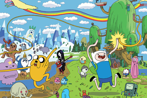 Poster A Hora Da Aventura - Adventure Time - Infantil