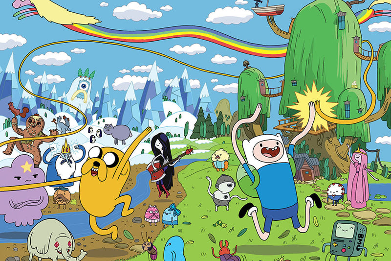Poster A Hora Da Aventura - Adventure Time - Infantil