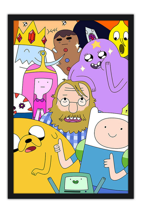 Poster A Hora Da Aventura - Adventure Time - Infantil
