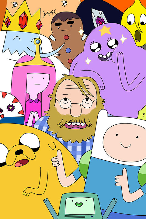 Poster A Hora Da Aventura - Adventure Time - Infantil