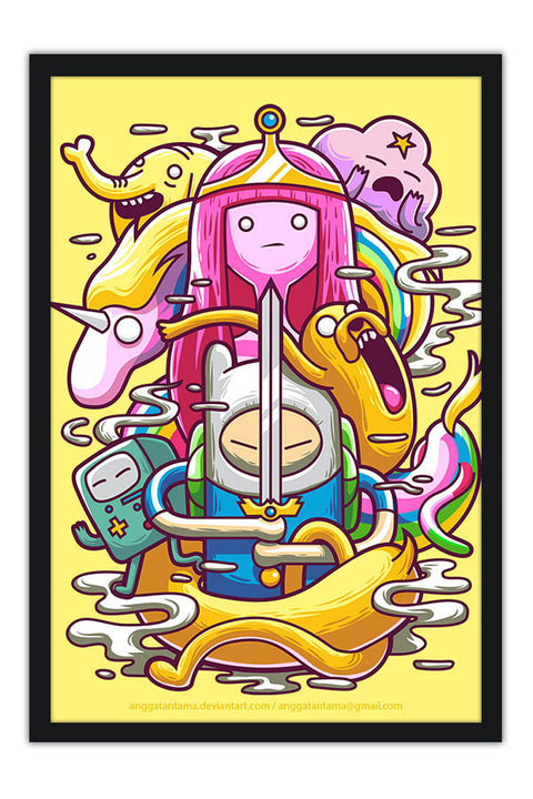 Poster A Hora Da Aventura - Adventure Time - Infantil