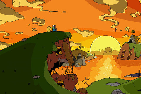 Poster A Hora Da Aventura - Adventure Time - Infantil