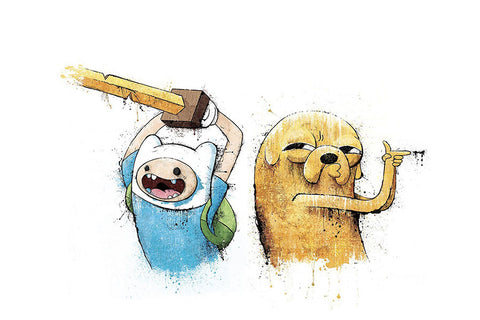 Poster A Hora Da Aventura - Adventure Time - Infantil