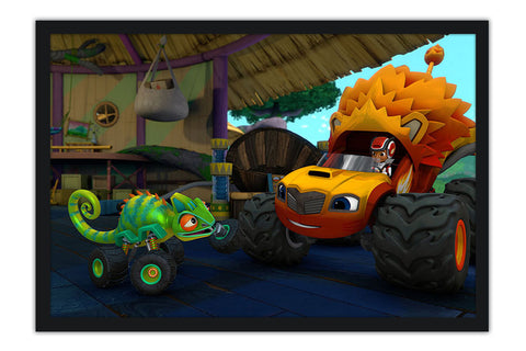 Poster Blaze And The Monsters Machine - Infantil