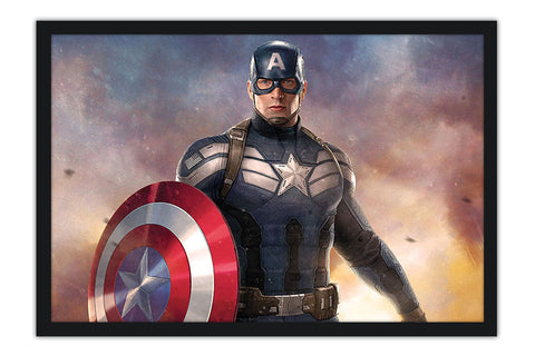 Poster Capitão América - Marvel