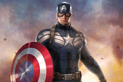 Poster Capitão América - Marvel