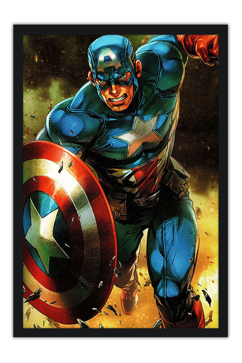 Poster Capitão América - Marvel