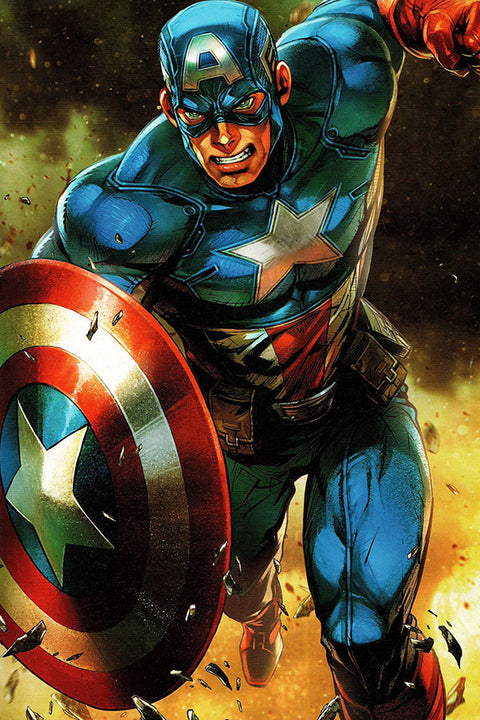 Poster Capitão América - Marvel