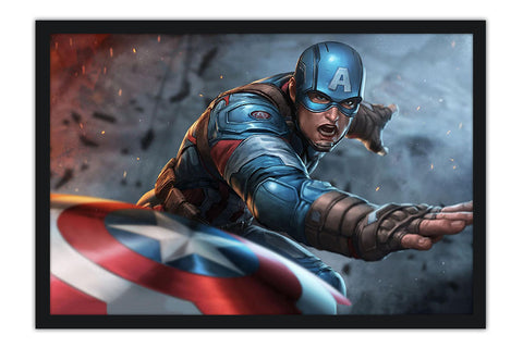 Poster Capitão América - Marvel