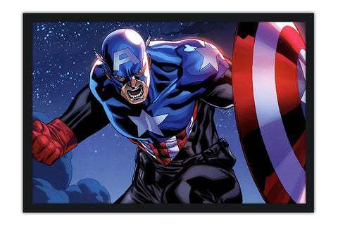 Poster Capitão América - Marvel