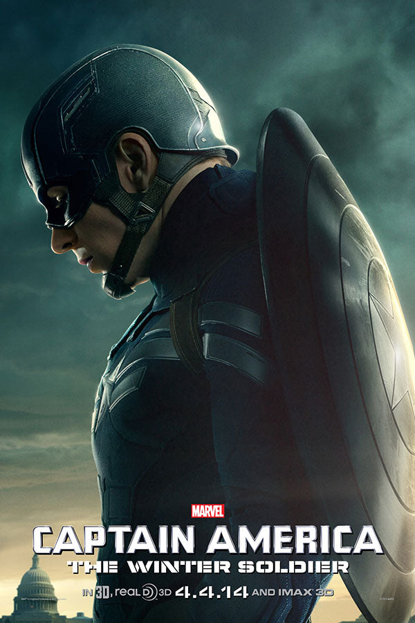 Poster Capitão América - Marvel