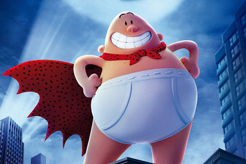 Poster Capitão Cueca - Infantil