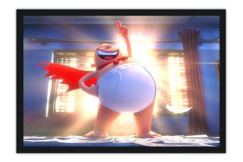Poster Capitão Cueca - Infantil