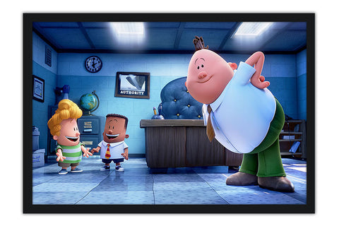 Poster Capitão Cueca - Infantil