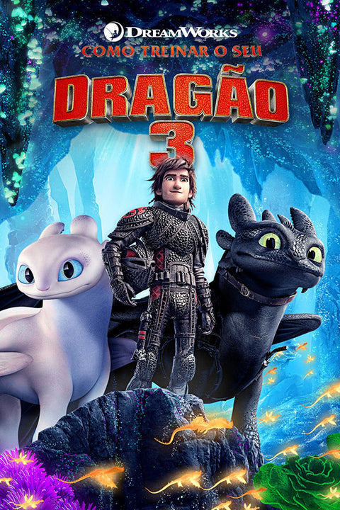 Poster Como Teinar O Seu Dragao 3 - Filmes - Infantil