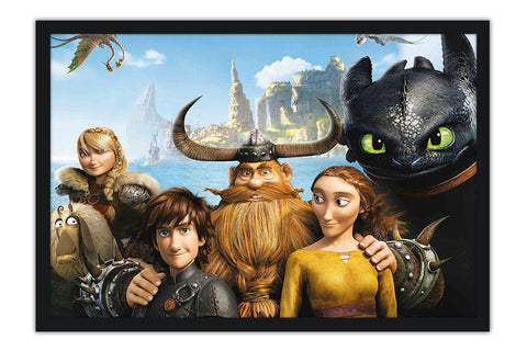 Poster Como Teinar O Seu Dragao 3 - Filmes - Infantil