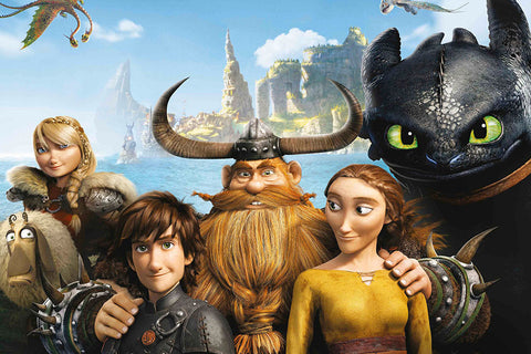 Poster Como Teinar O Seu Dragao 3 - Filmes - Infantil