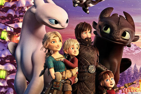 Poster Como Teinar O Seu Dragao 3 - Filmes - Infantil