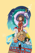 Poster A Viagem De Chihiro - Spirited Away - Estudio Ghibli - Filmes