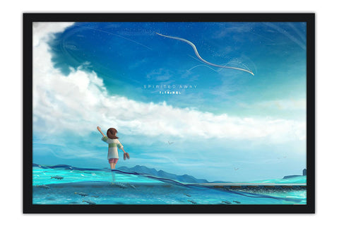 Poster A Viagem De Chihiro - Spirited Away - Estudio Ghibli - Filmes