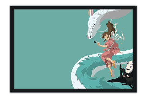 Poster A Viagem De Chihiro - Spirited Away - Estudio Ghibli - Filmes
