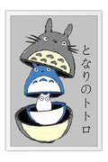 Poster Meu Amigo Totoro - Estudio Ghibli - Filmes