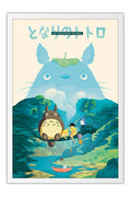 Poster  Meu Amigo Totoro - Estudio Ghibli - Filmes