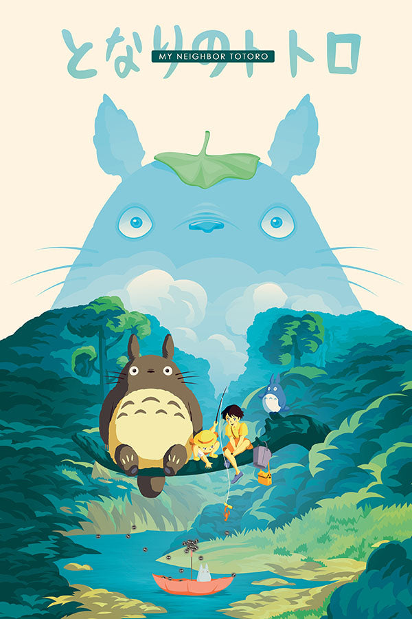 Poster  Meu Amigo Totoro - Estudio Ghibli - Filmes