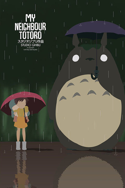 Poster Meu Amigo Totoro - Estudio Ghibli - Filmes