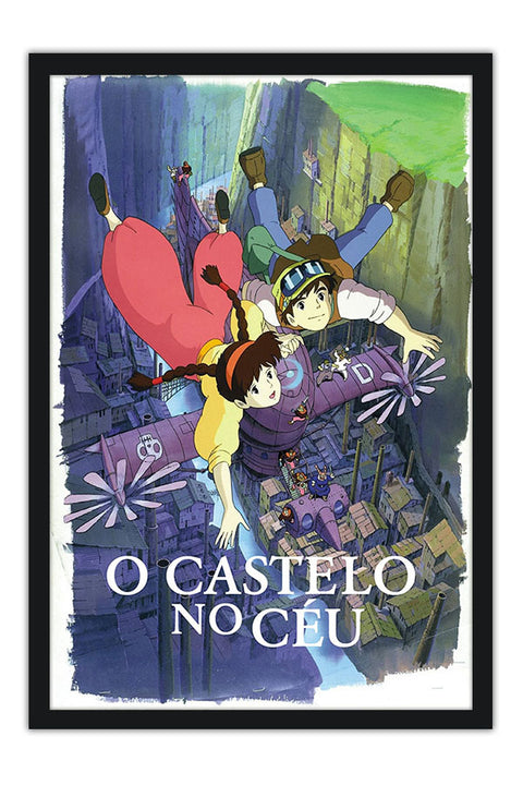 Poster O Castelo No Céu - Estudio Ghibli - Filmes