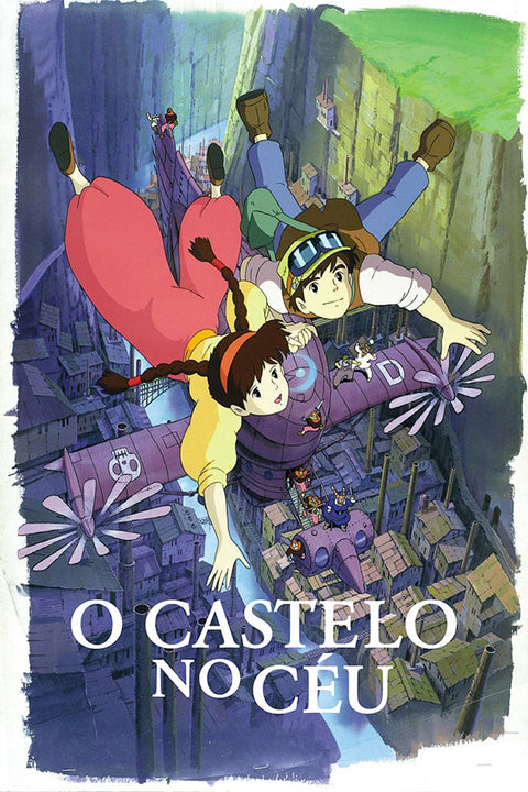 Poster O Castelo No Céu - Estudio Ghibli - Filmes