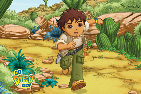 Poster Go Diego Go - Infantil