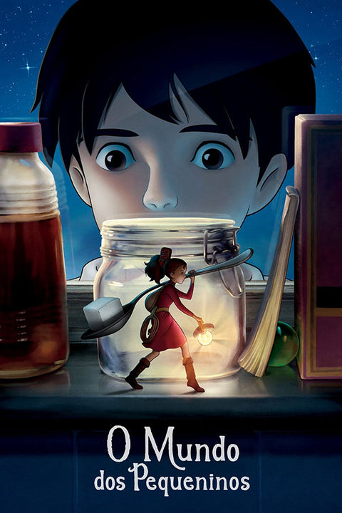 Poster O Mundo Dos Pequeninos - Estudio Ghibli - Filmes