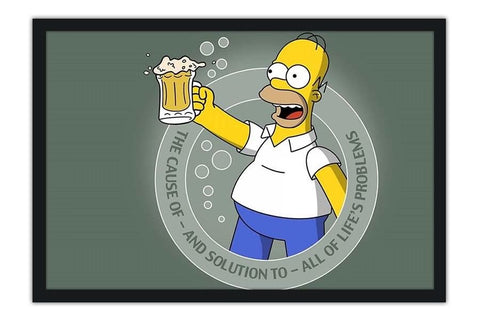 Poster Homer Simpsons - Cerveja