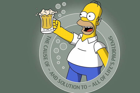 Poster Homer Simpsons - Cerveja