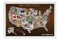 Poster Mapa Craft Beer