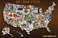 Poster Mapa Craft Beer