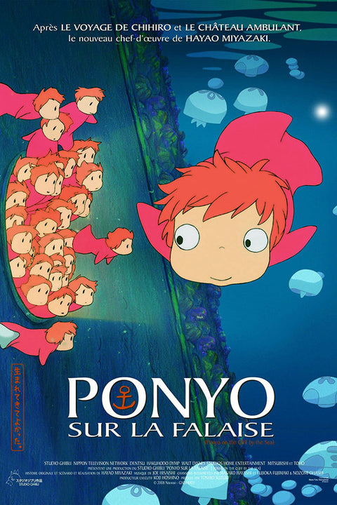 Poster Ponyo - Estudio Ghibli - Filmes