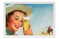 Poster Cerveja Gil Elvgreen American Shier Texas Special - Vintage - Retrô
