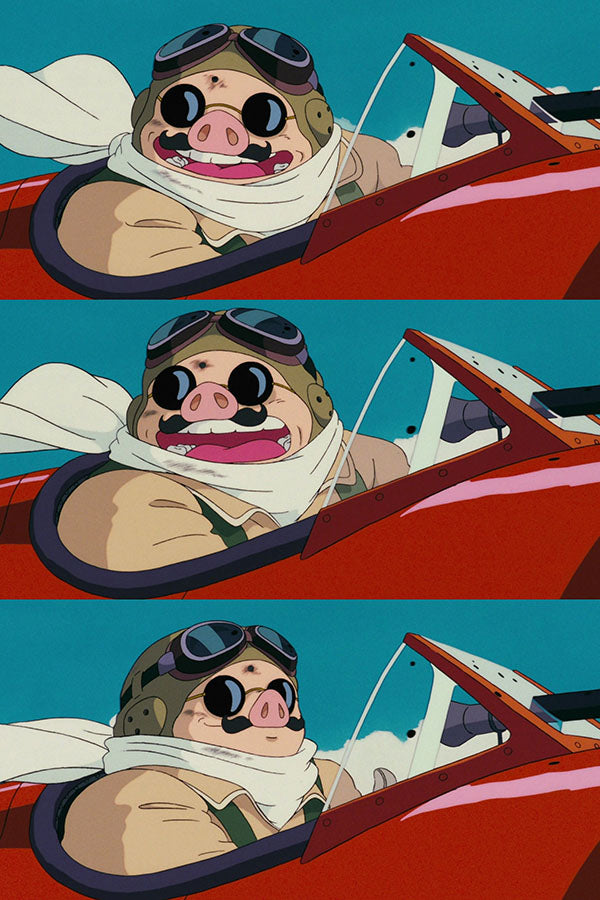 Poster Porco Rosso - Estudio Ghibli - Filmes