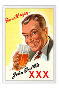 Poster Cerveja Jogn Smiths - Vintage - Retrô