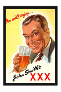 Poster Cerveja Jogn Smiths - Vintage - Retrô