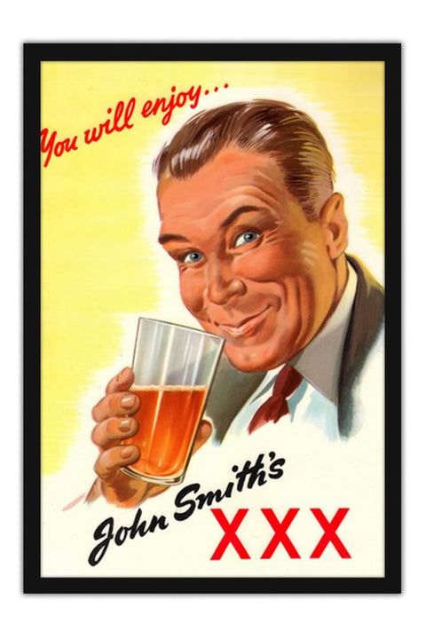 Poster Cerveja Jogn Smiths - Vintage - Retrô