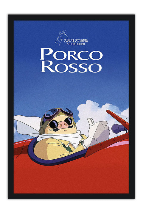 Poster Porco Rosso - Estudio Ghibli - Filmes
