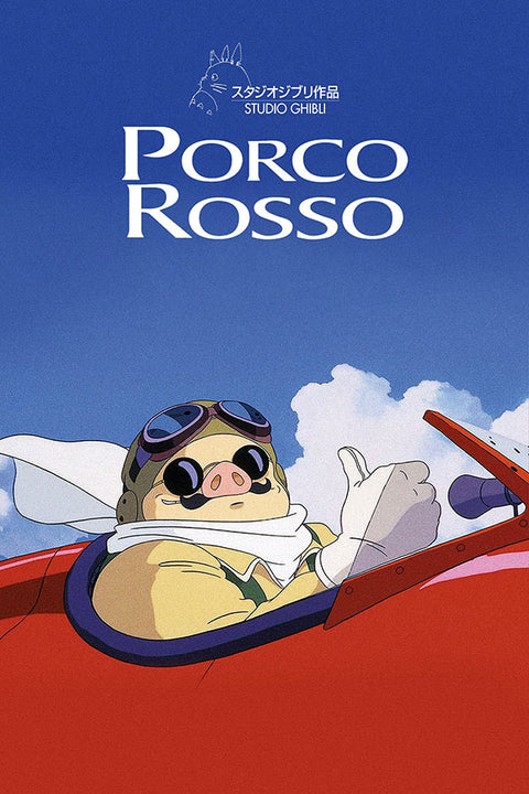 Poster Porco Rosso - Estudio Ghibli - Filmes