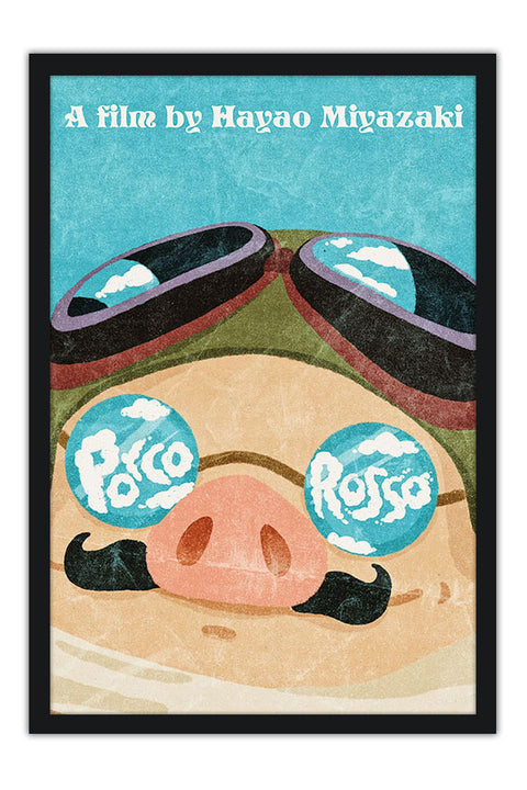 Poster Porco Rosso - Estudio Ghibli - Filmes